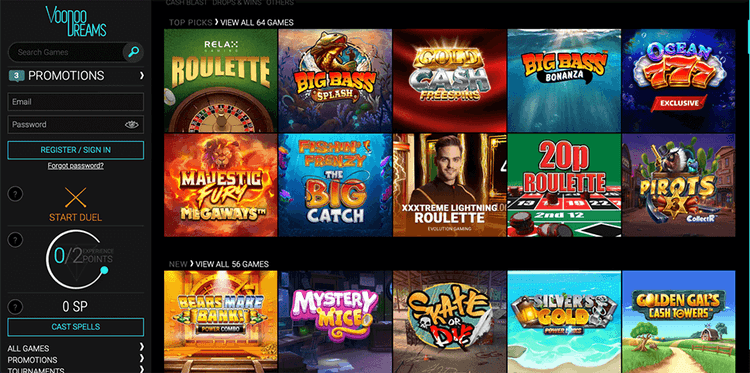 Voodoo Casino promotions
