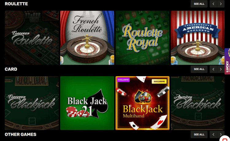 Table Games N1 Casino