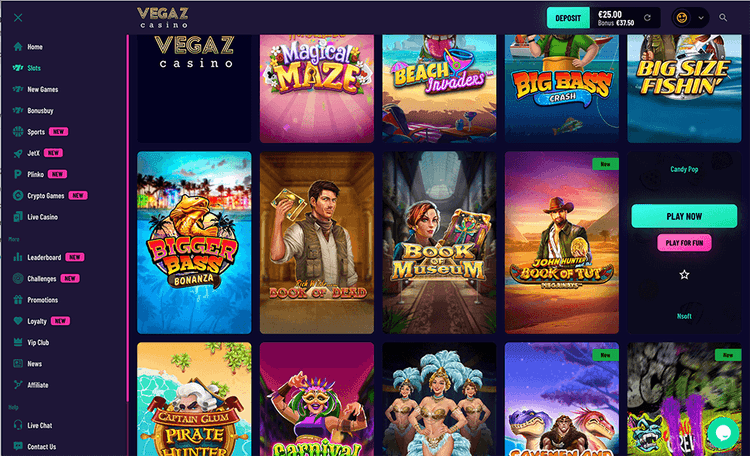 slots vegaz