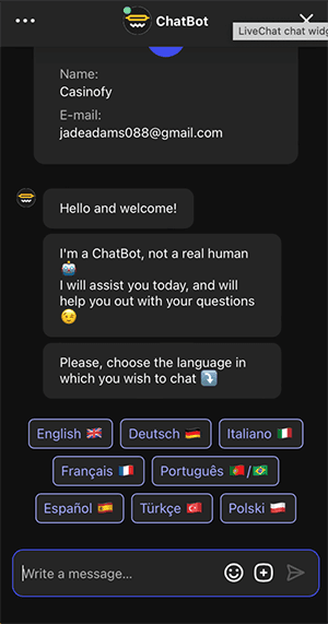 CryptoLeo chatbot