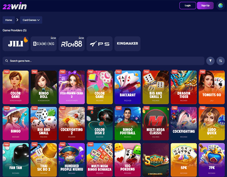 win cards