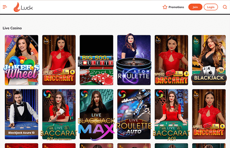 luck livecasino