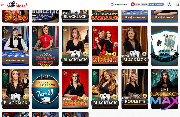mad slot tablegames