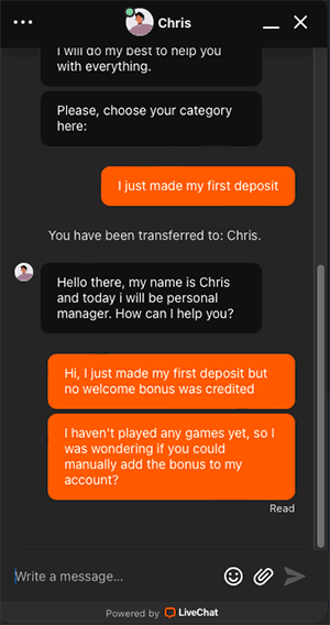 customercare UcoBet