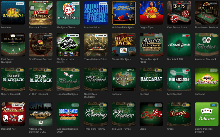 tablegames ggbet