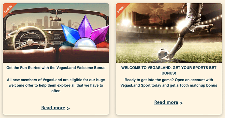 bonuses vegasland
