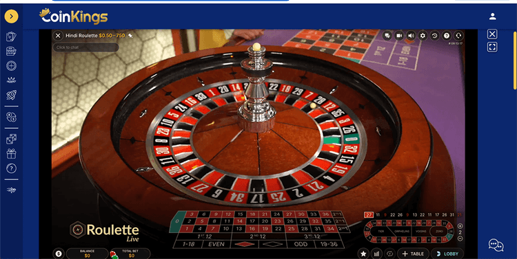 coinkings live casino