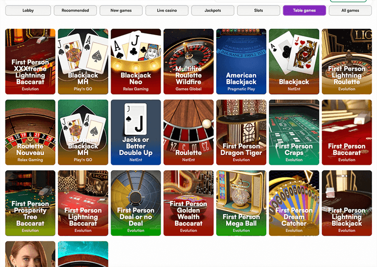 tablegames instaspin