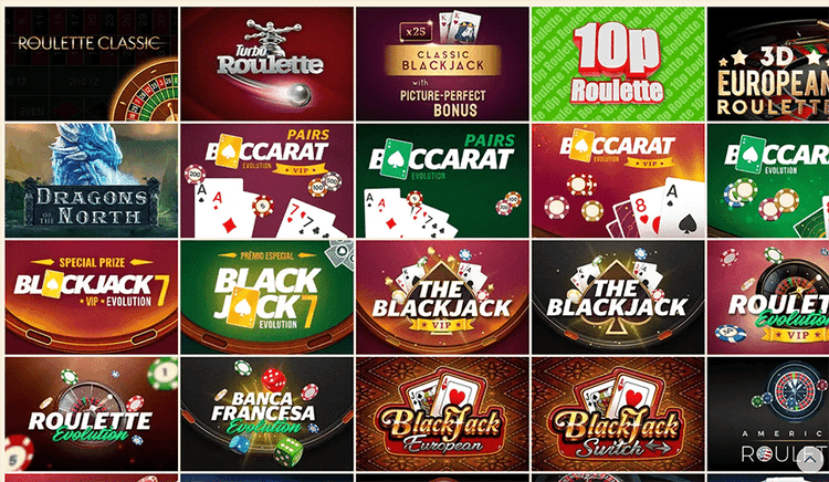 tablegames vegasland