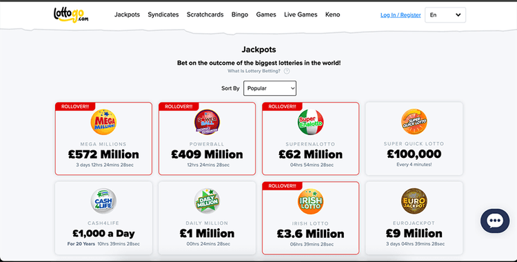 lottogo casino jackpot