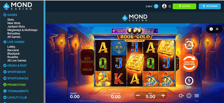 mond casino Gold Multichance