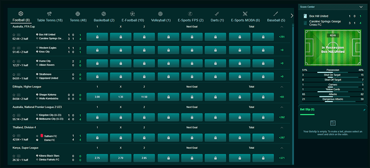 playio live betting