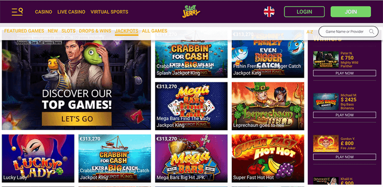 slot jerry casino popular jackpot