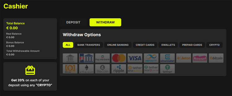 stakeprix withdrawal