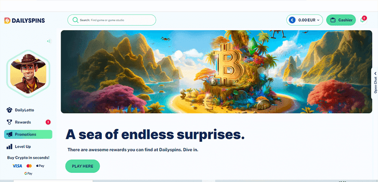 Daily Spins Casino surprise