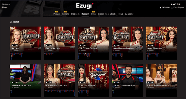 dbet casino Baccarat