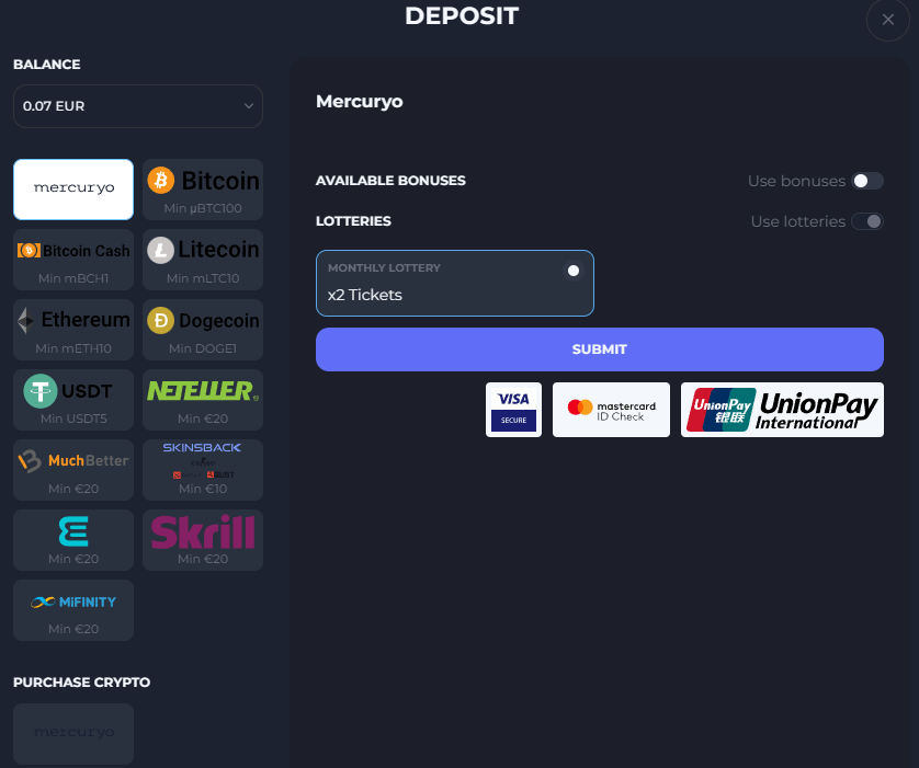 dbet casino DEPOSIT