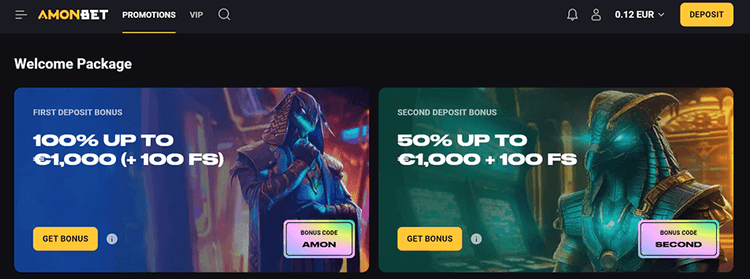 AmonBet Casino package