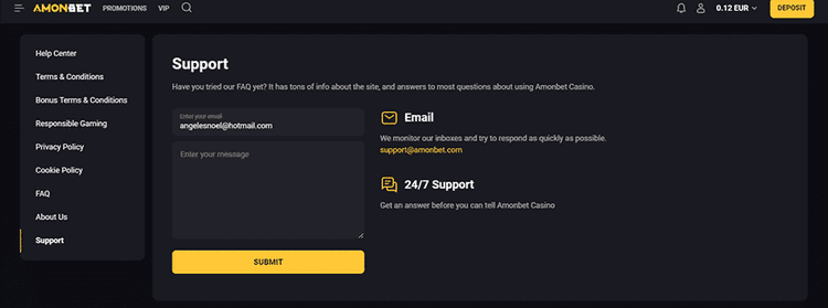 amonbet support