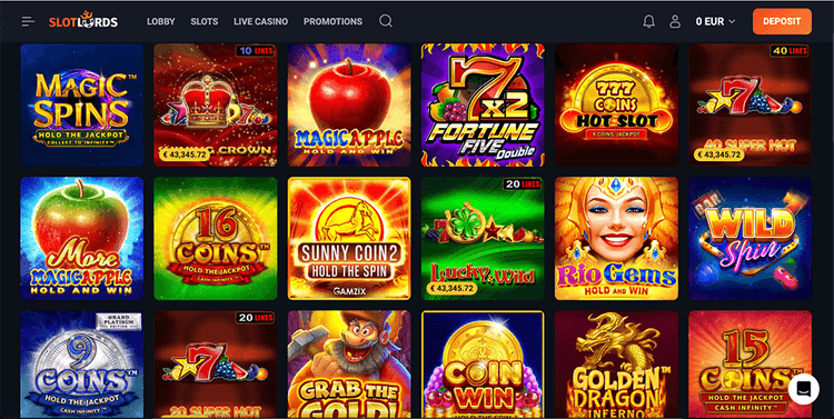 slotlords casino Jackpot Games
