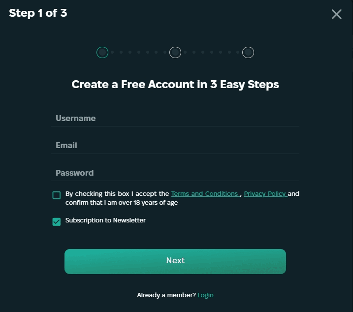 winsroyal signup