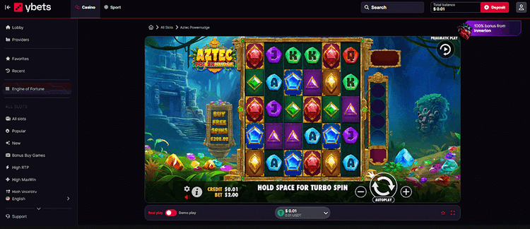 ybets slots