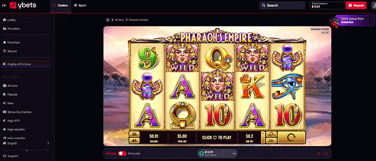 ybets slots