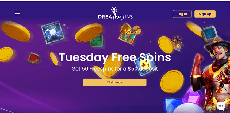 DreamWins Casino Free Spins