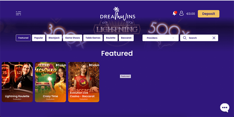 DreamWins Casino Overview