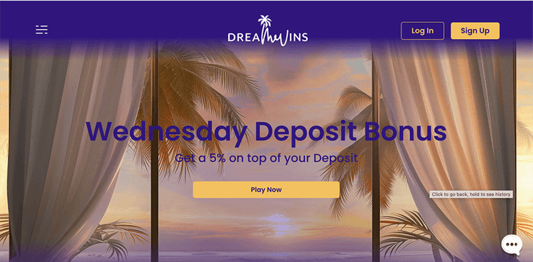 DreamWins Casino Wednesday