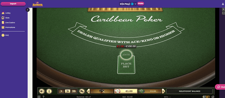 Slotmaster caribbean poker