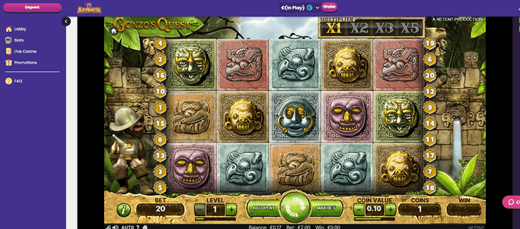Slotmaster gonzos quest