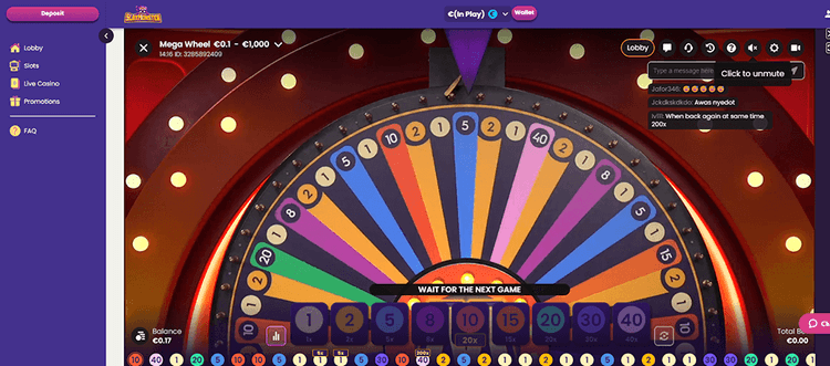 Slotmaster megawheel