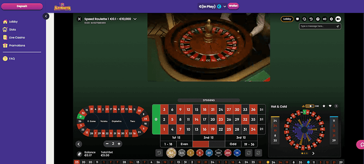 Slotmaster roulette