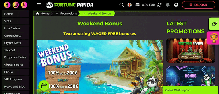Wager Free Weekend