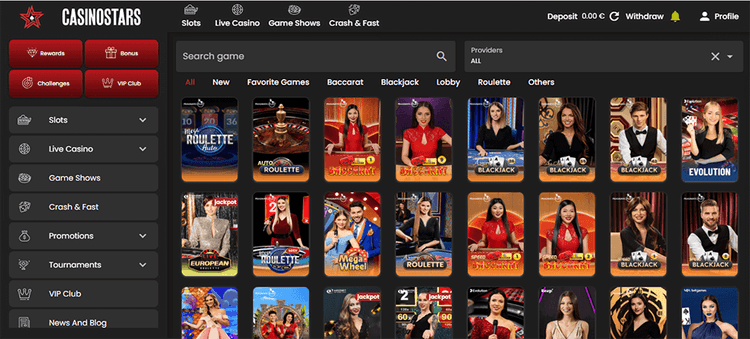 casinostars Casino Overview