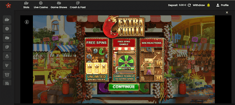 casinostars Extra Chilli