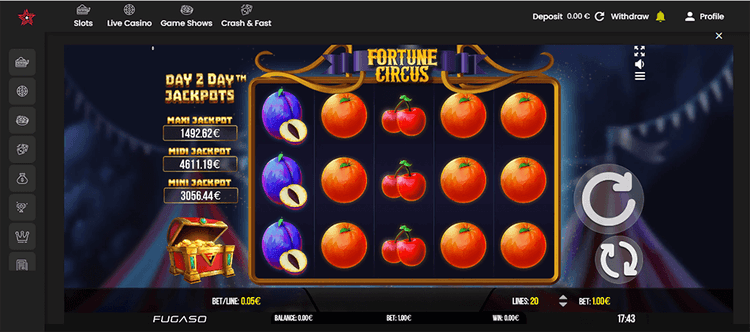 casinostars Fortune Circus