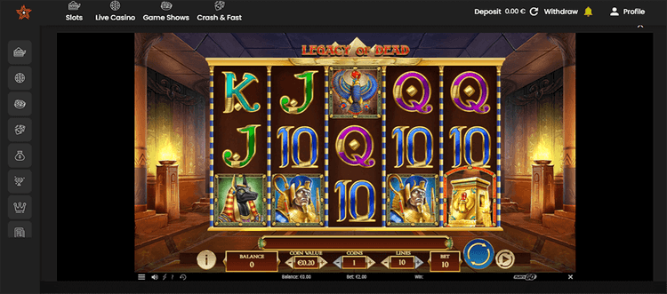 casinostars Legacy of Dead