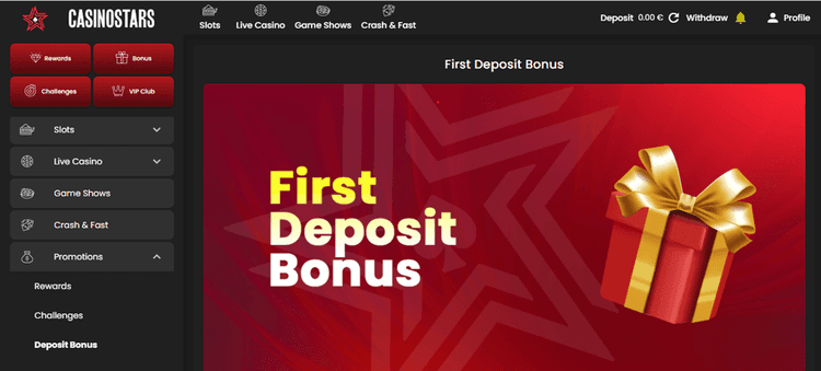 casinostars deposit