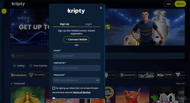 Kripty Account Verification