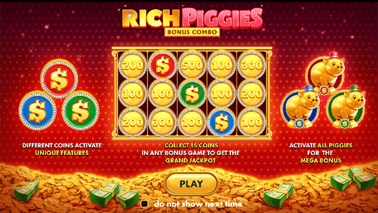 Spinch Casino Game Rich Piggies