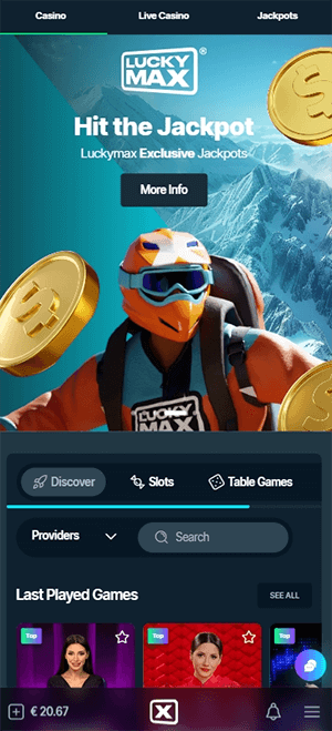 lucky max mobile