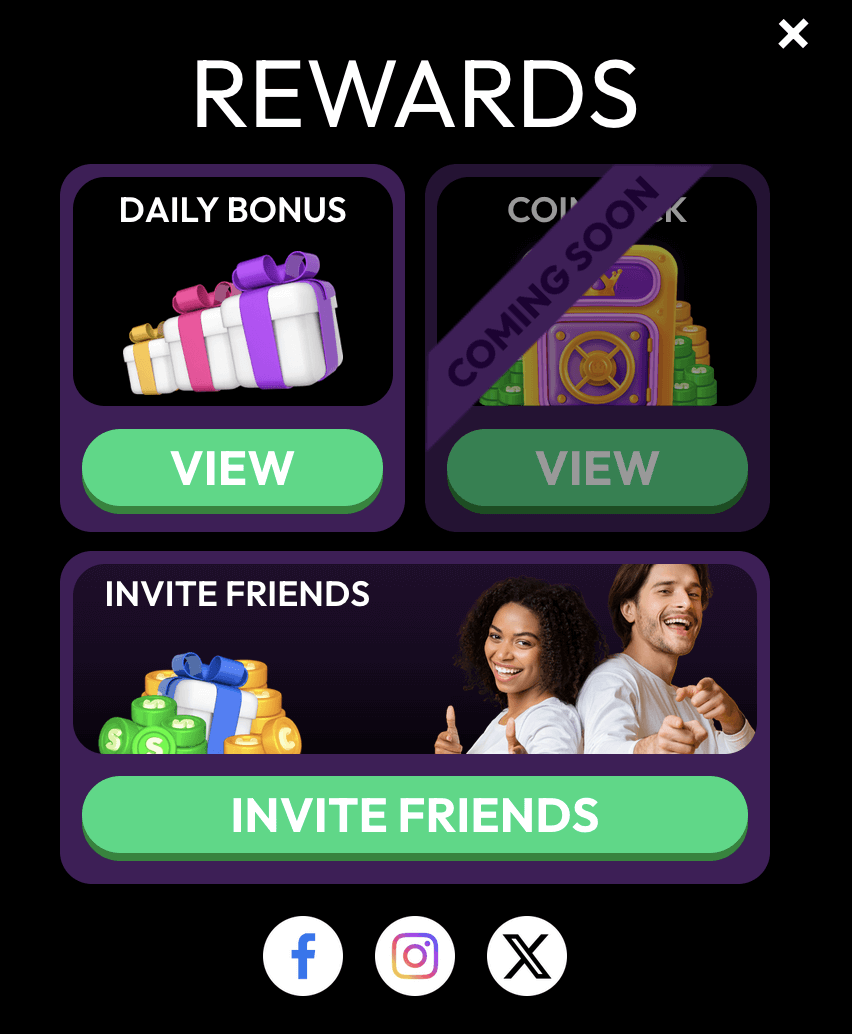 social casino Bonuses