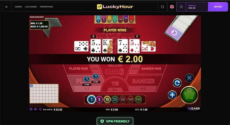 luckyhour Magic Baccarat