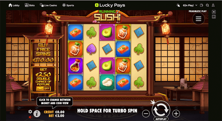 luckypays sushi