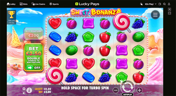 luckypays sweet bonanza