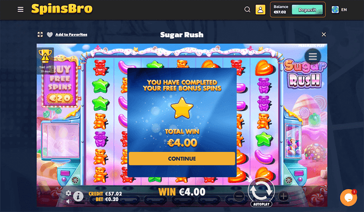 spinsbro First Deposit Bonus