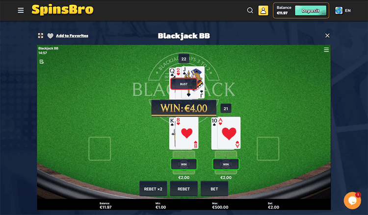 spinsbro blackjackbb