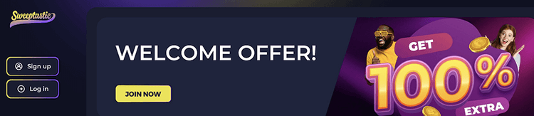 sweeptastic welcomeoffer